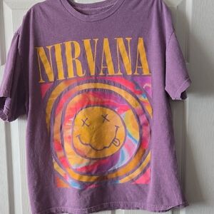 Nirvana Purple Womens Tee